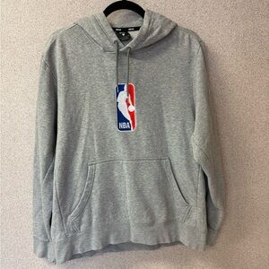 NIKE SB‎ x NBA Men Size Large Logo Gray Pullover Hoodies basketball